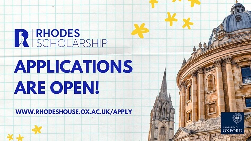 University Of Oxford Rhodes Scholarship 2024/2025 (Fully-funded)