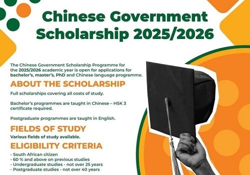 Chinese Government Scholarship South Africans
